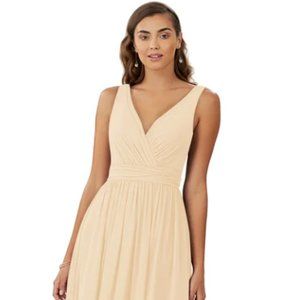 Azazie Kora Bridesmaid Dress - Gold - 12